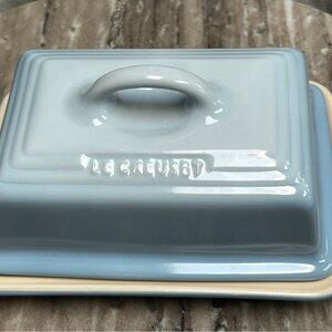 Le Creuset Butter Dish Coastal Blue NWT